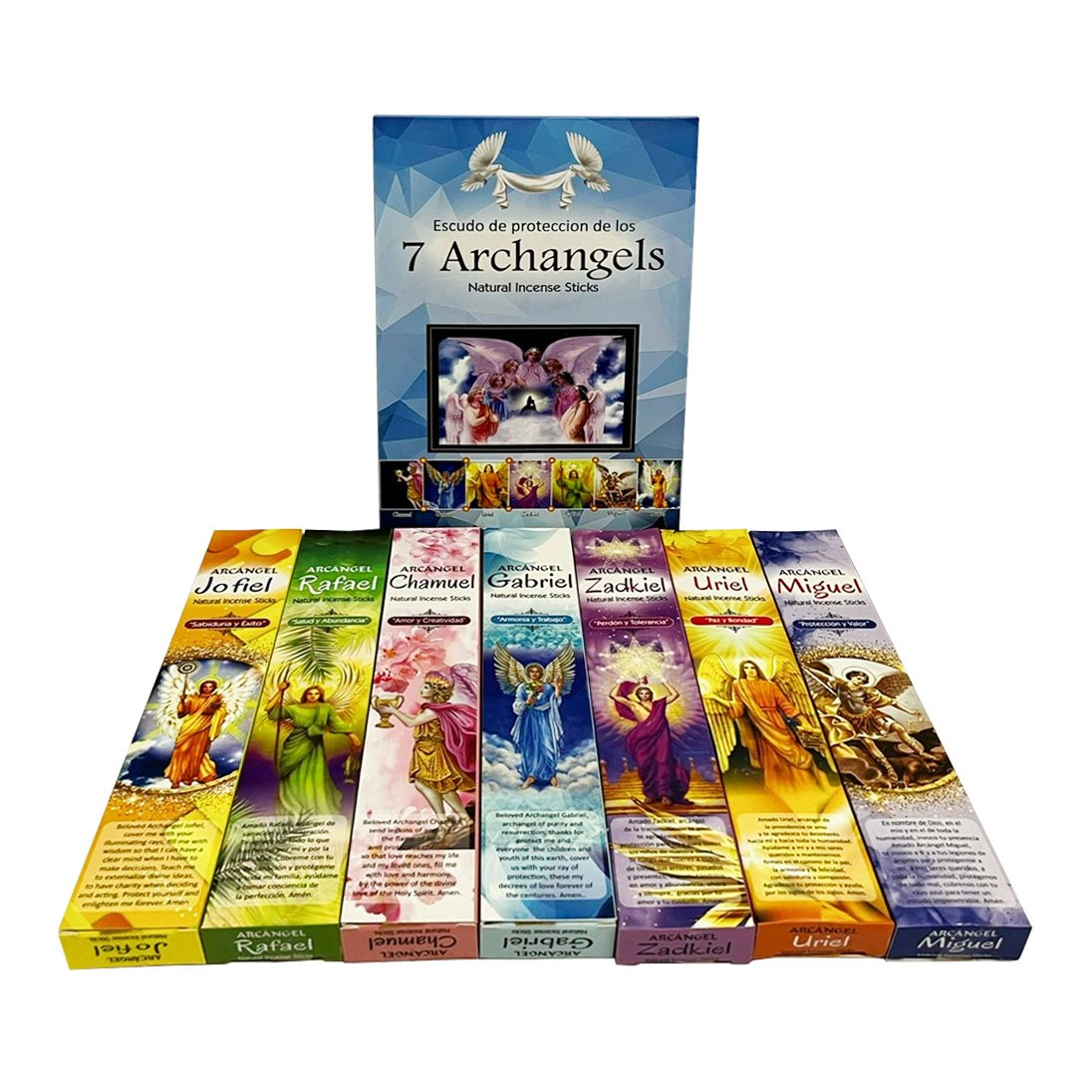 ディセクション・エンジェル 4枚セット 7 Archangel Natural Incense Sticks Gift Pack
