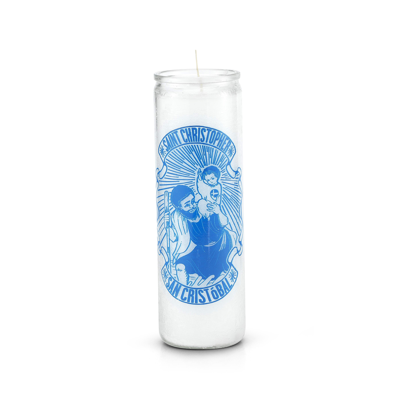 Saint Christopher (San Cristobal) Prayer Candle, 7 Day