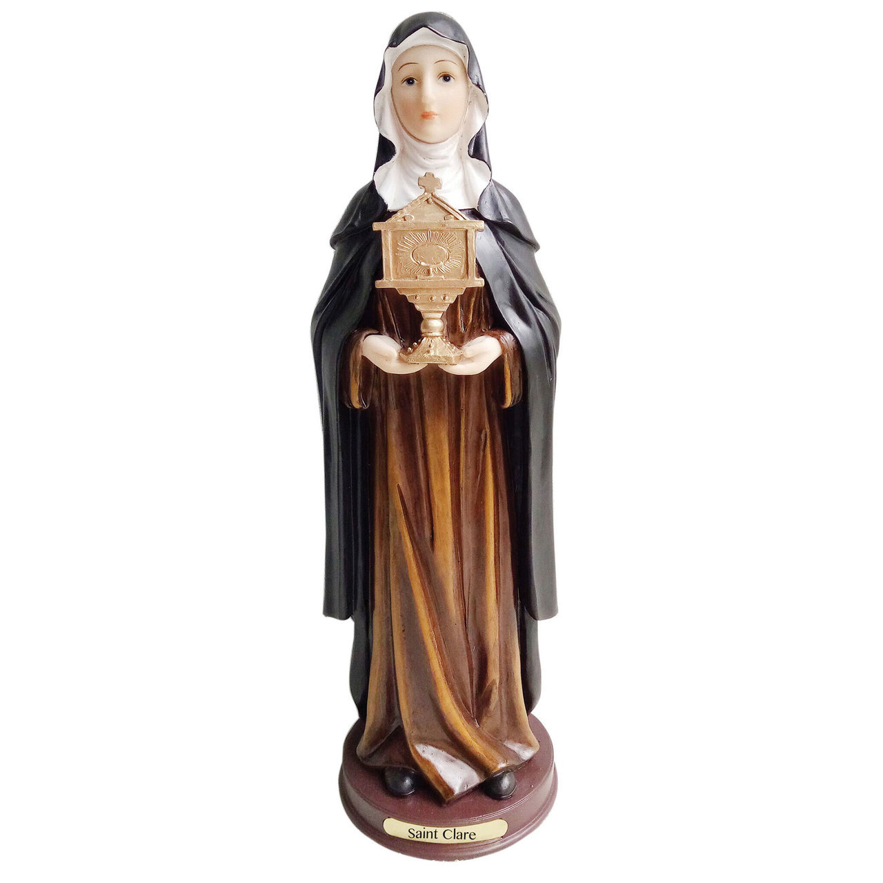 Saint Clare (Santa Clara) Resin Statue - 6