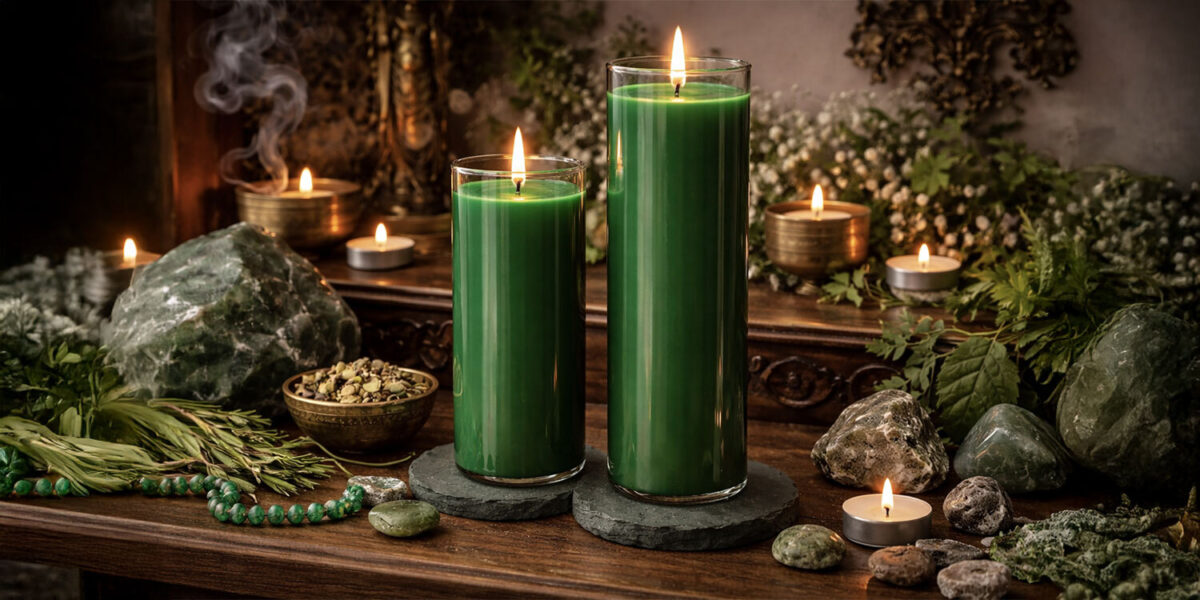Green candle color meaning