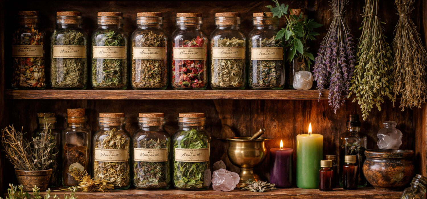 Herbs enhancing spell ritual work