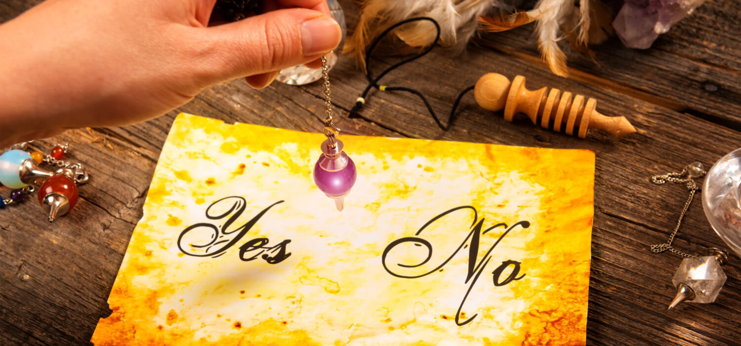 Pendulum divination dowsing