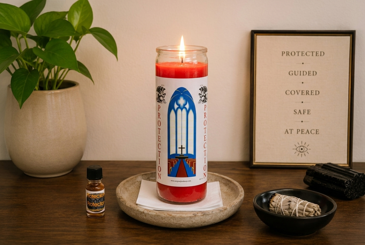 Protection candle ritual 2