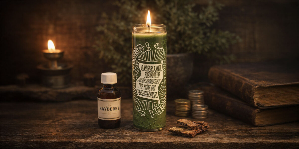 Bayberry candle prosperity ritual spell