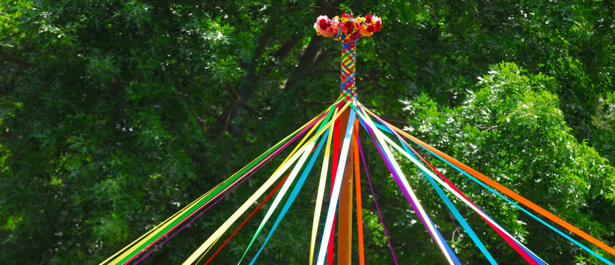 Beltane maypole