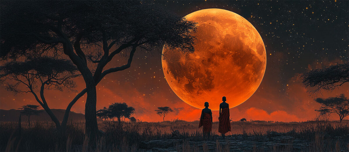 Blood moon african ancestral spirits