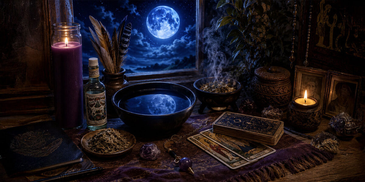 Blue supermoon ritual