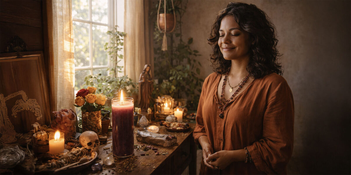 Candle spell working signs