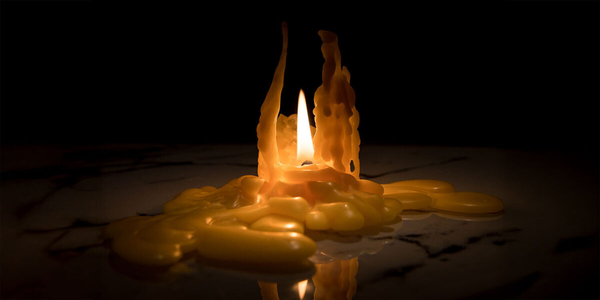 Candle wax interpretation