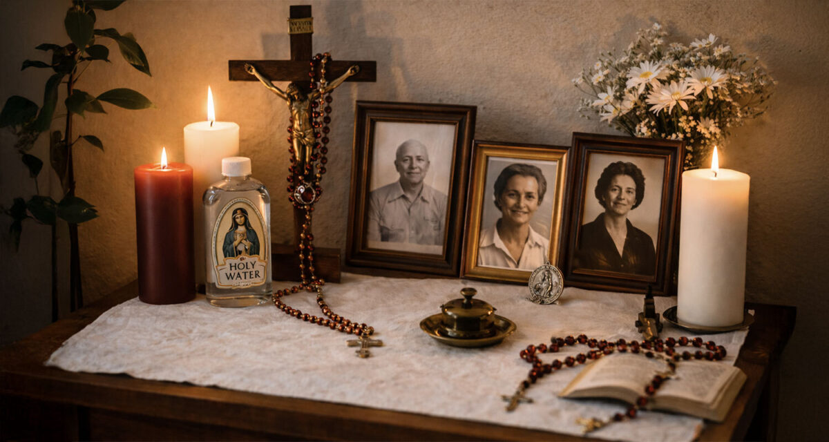 Catholic ancestor altar