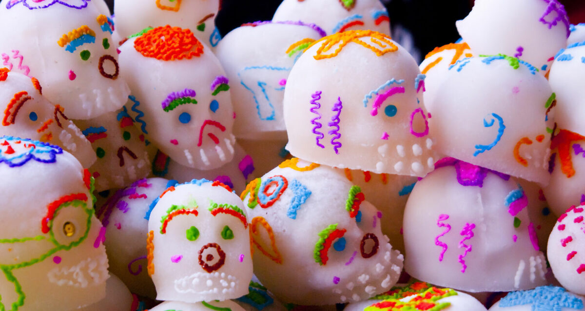 Day dead sugar skulls