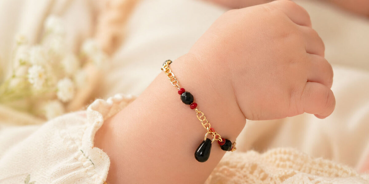 Evil eye protection bracelet infant