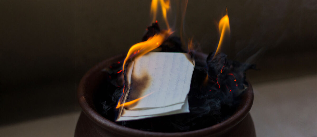 Fire ritual spell
