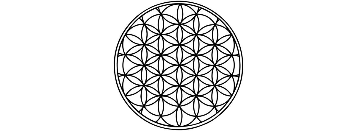 Flower of life magic symbol