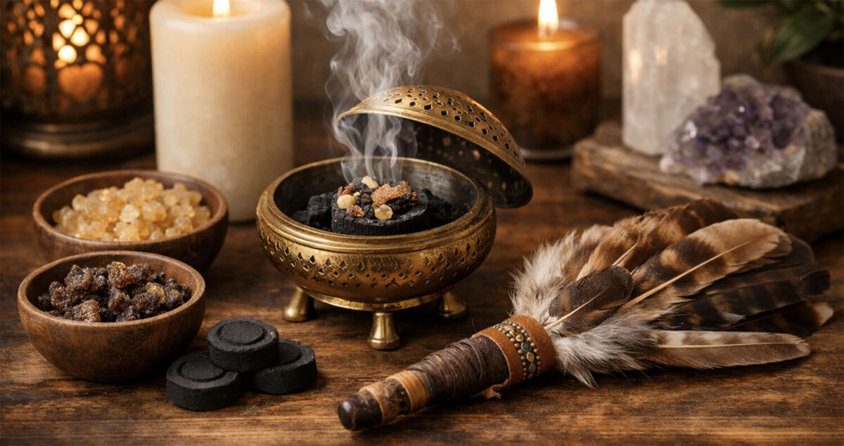 Frankincense myrrh rituals spells