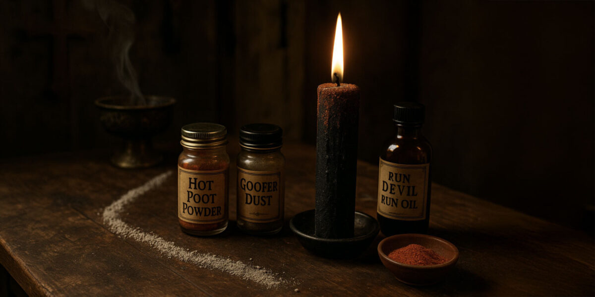 Goofer dust banishing ritual