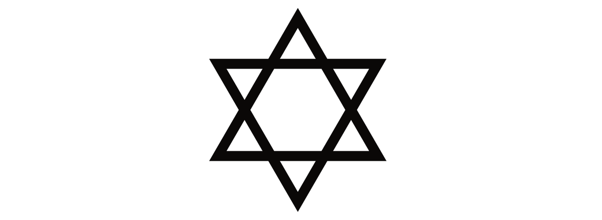 Hexagram magic symbol