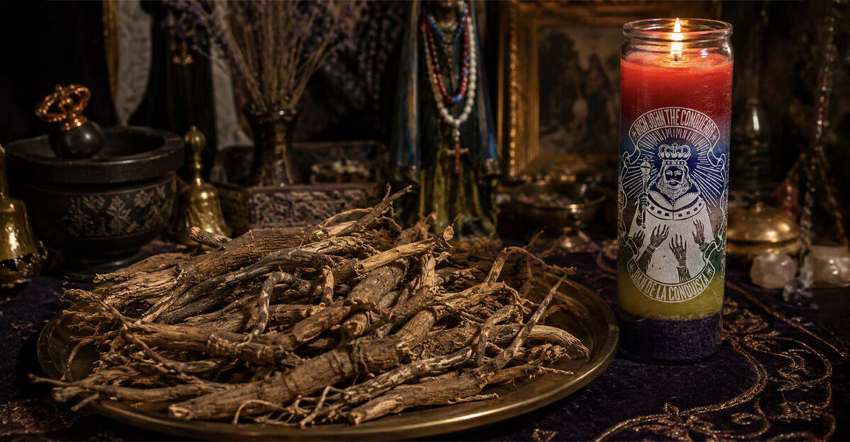 High john the conqueror root and candle