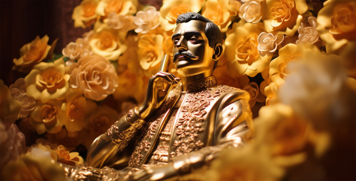 Jesus malverde shrine statue