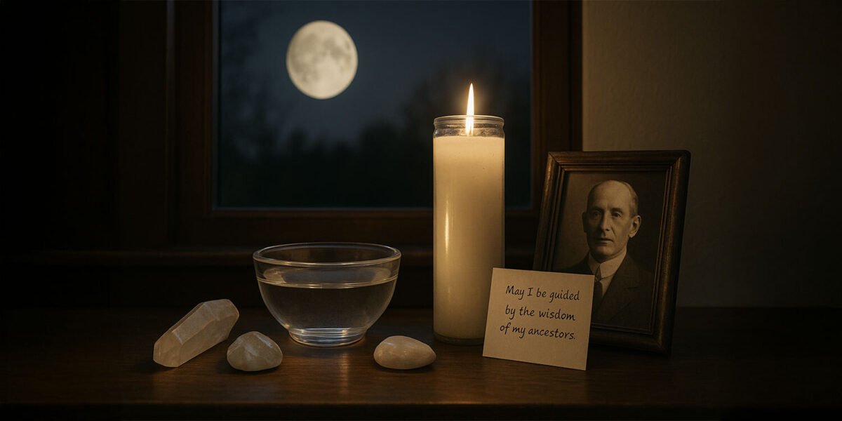 Lunar altar spiritual ritual
