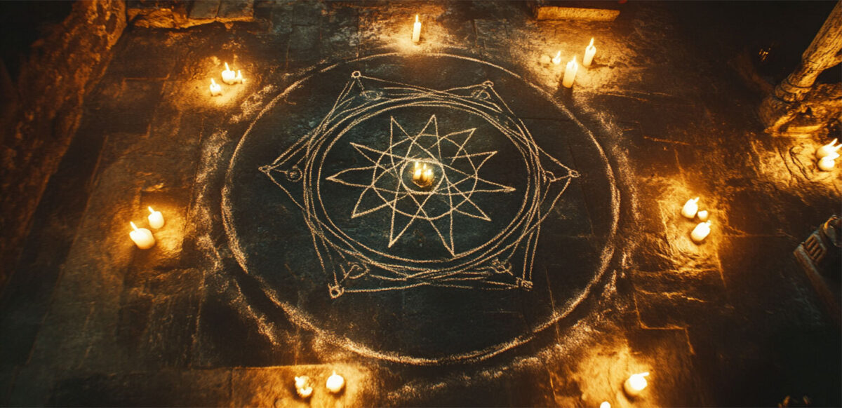 Magic circle chalk