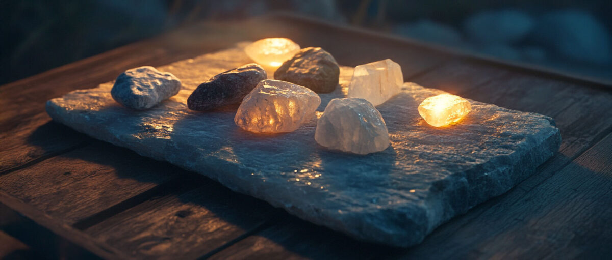 Moonlight crystals charging