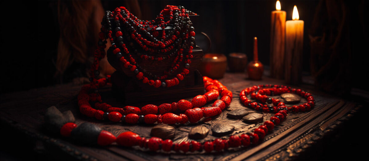 Orisha elegua eleke necklace