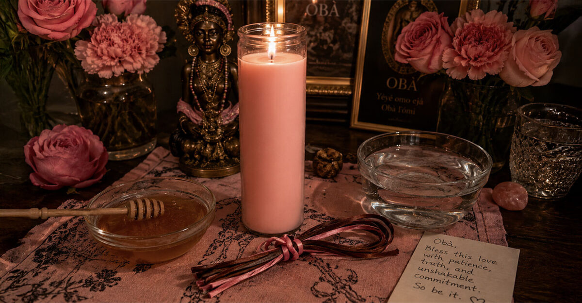 Orisha oba commitment ritual