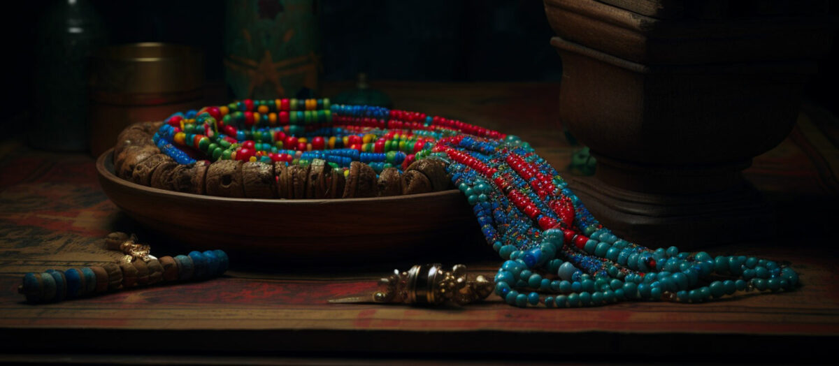 Orisha olokun eleke necklace