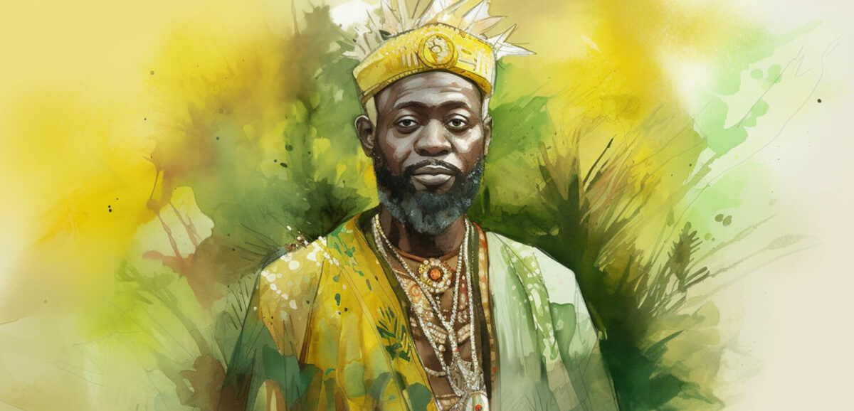 Orisha orula watercolor