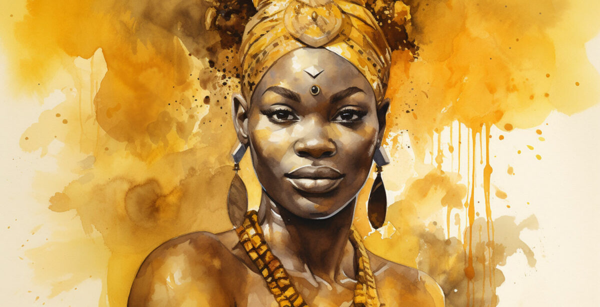 Orisha oya watercolor