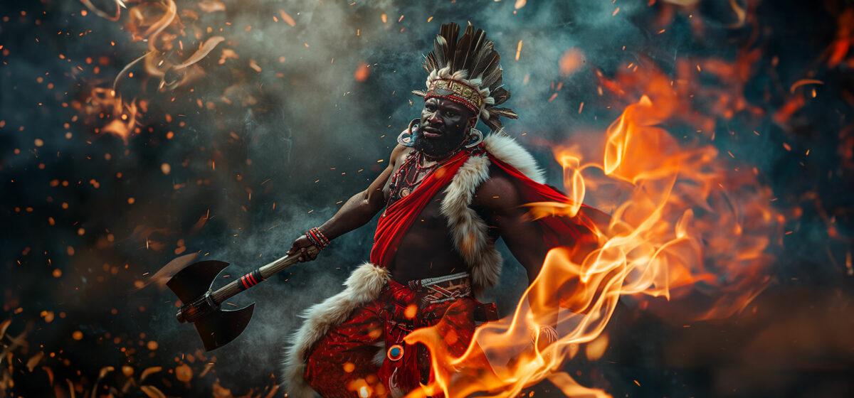 Orisha shango chango warrior