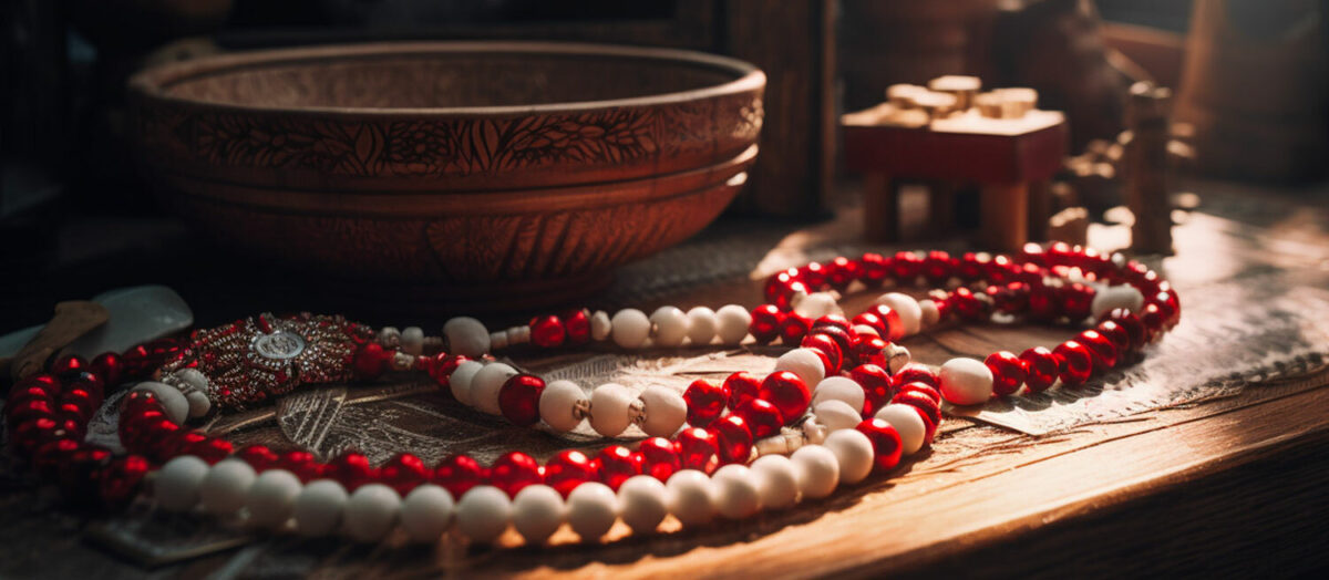 Orisha shango eleke necklace