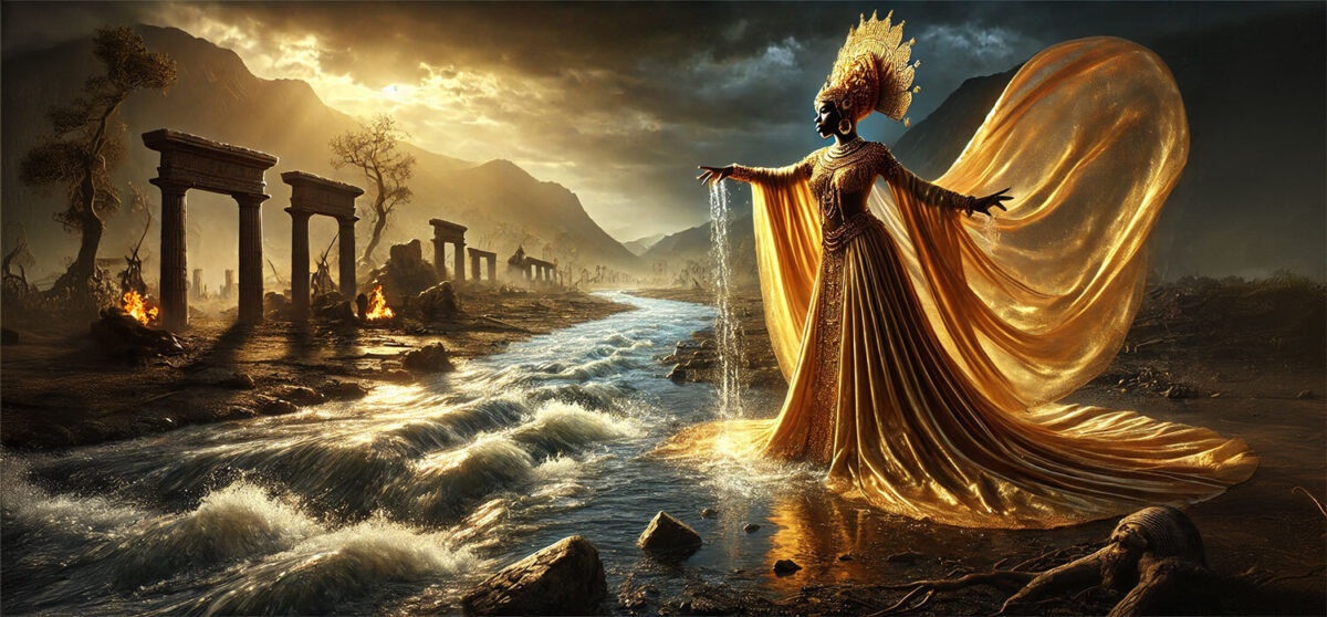 Oshun battlefield river power