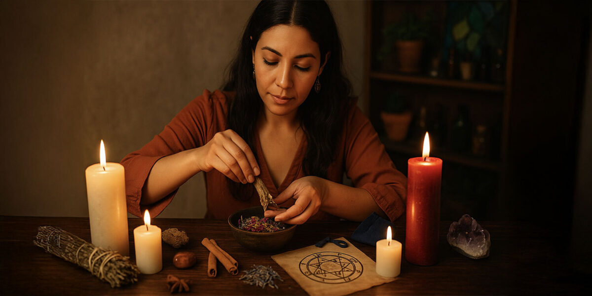 Preparing hoodoo tricks