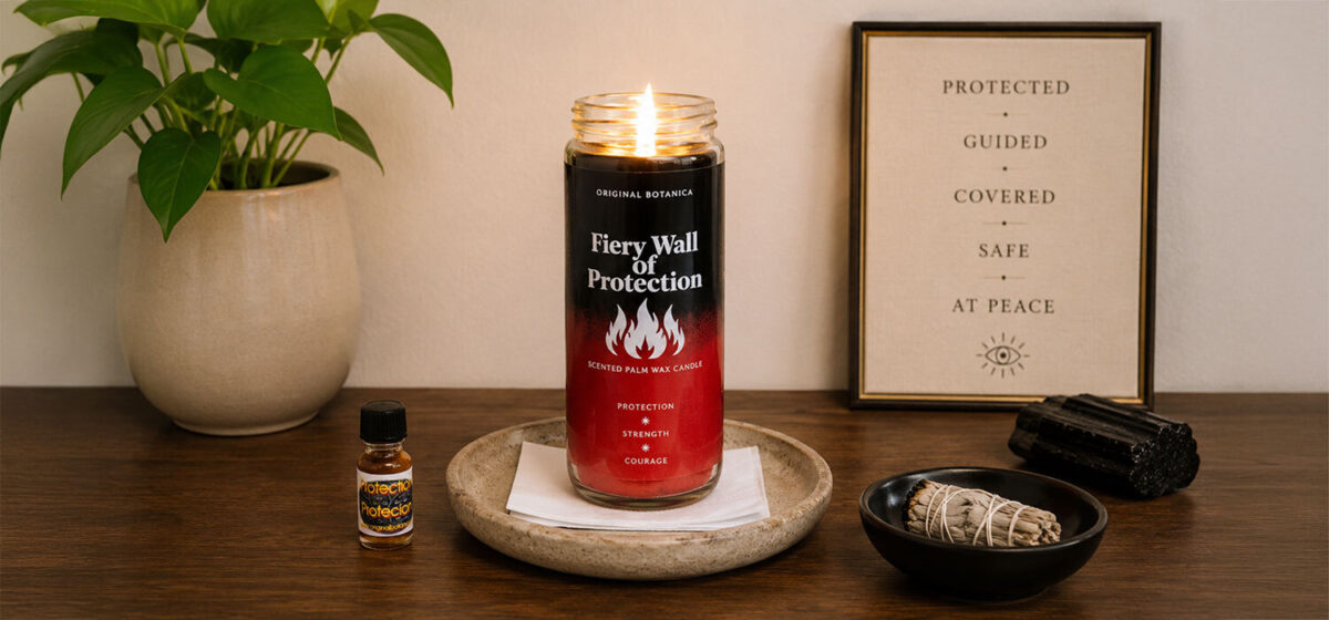 Protection candle ritual spell