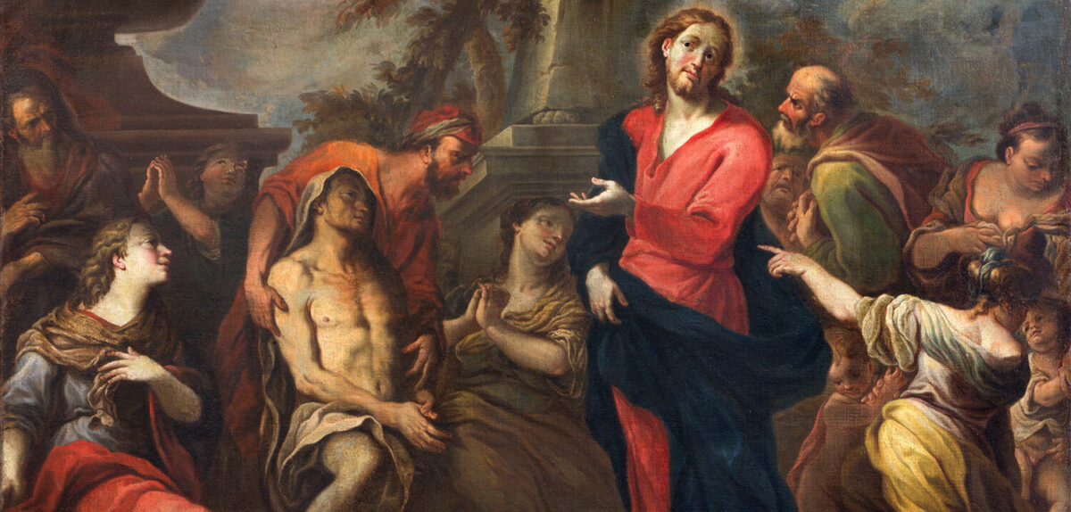 Resurection of saint lazarus