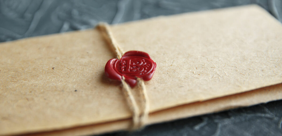 Ritual spell candle remains seals