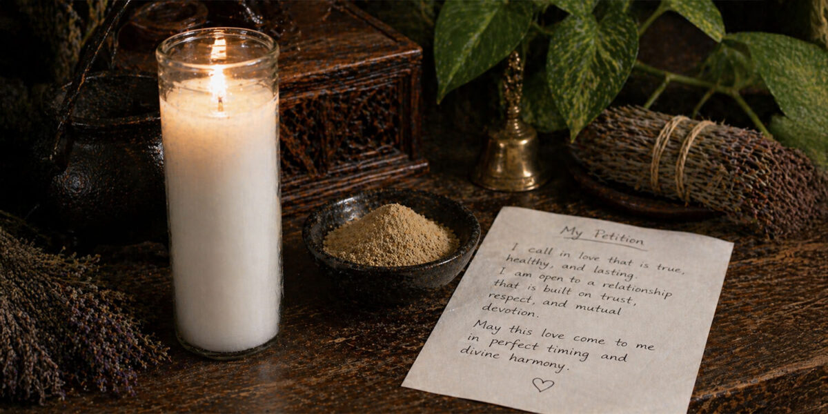Sachet powder ritual
