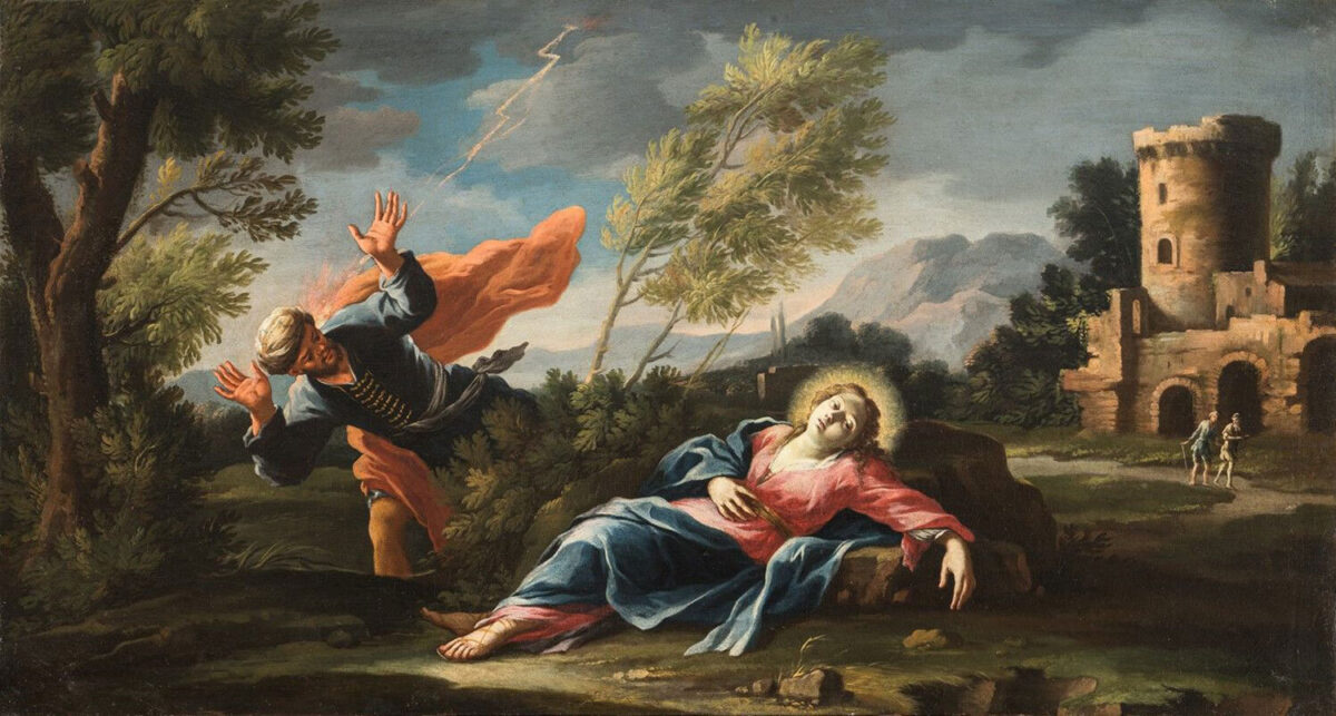 Saint barbara martyrdom