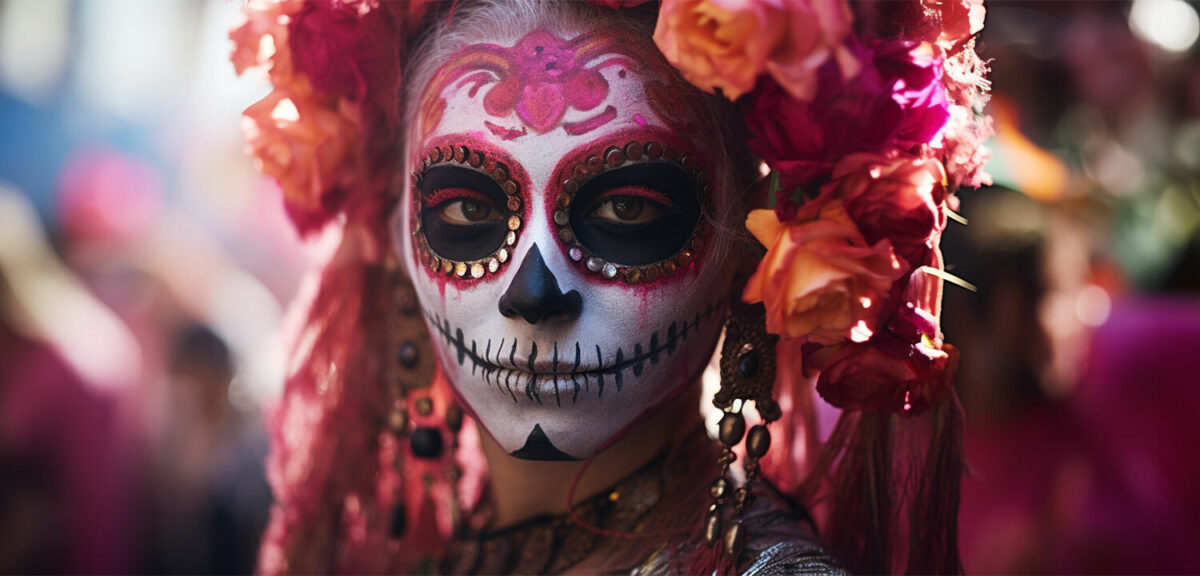 Santa muerte day of the dead