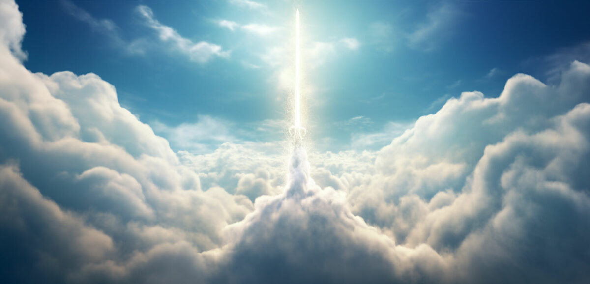 Signs archangel michael clouds