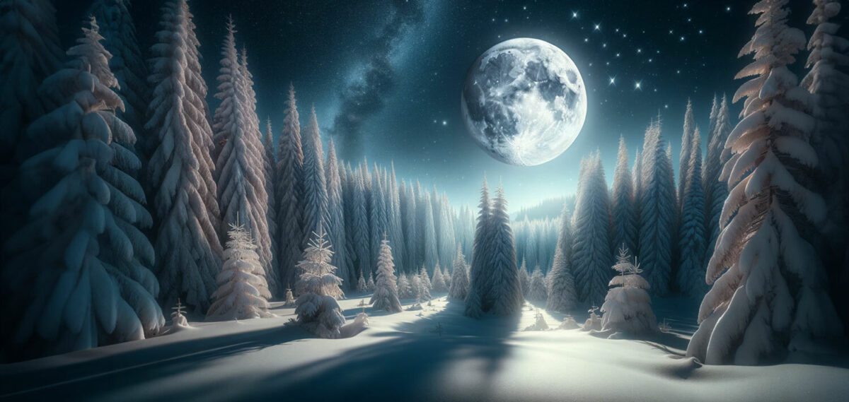 Snow moon february