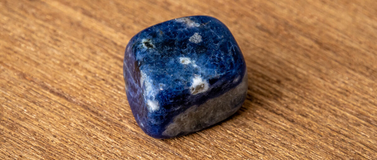 Sodalite gemstone