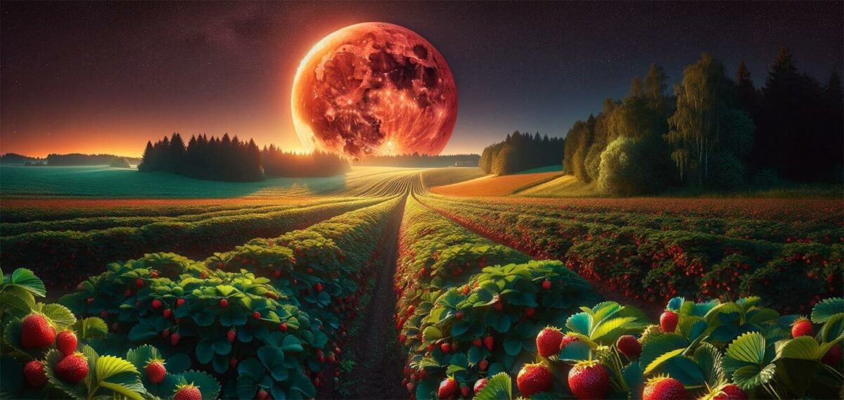 Strawberry moon june