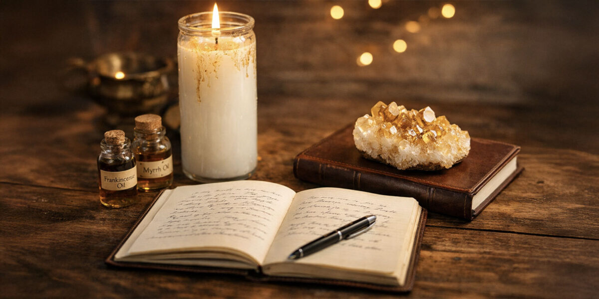 Winter solstice journal manifestation spell