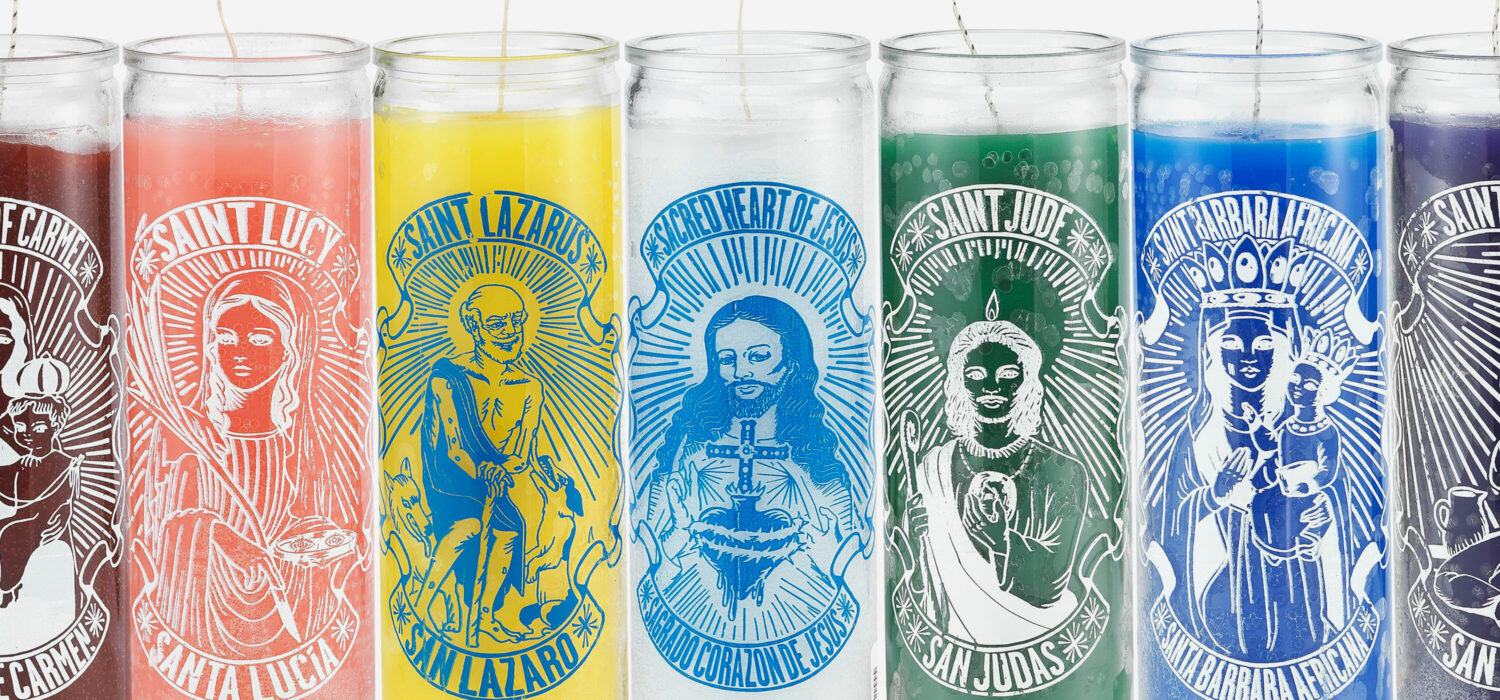 Catholic saint prayer candles