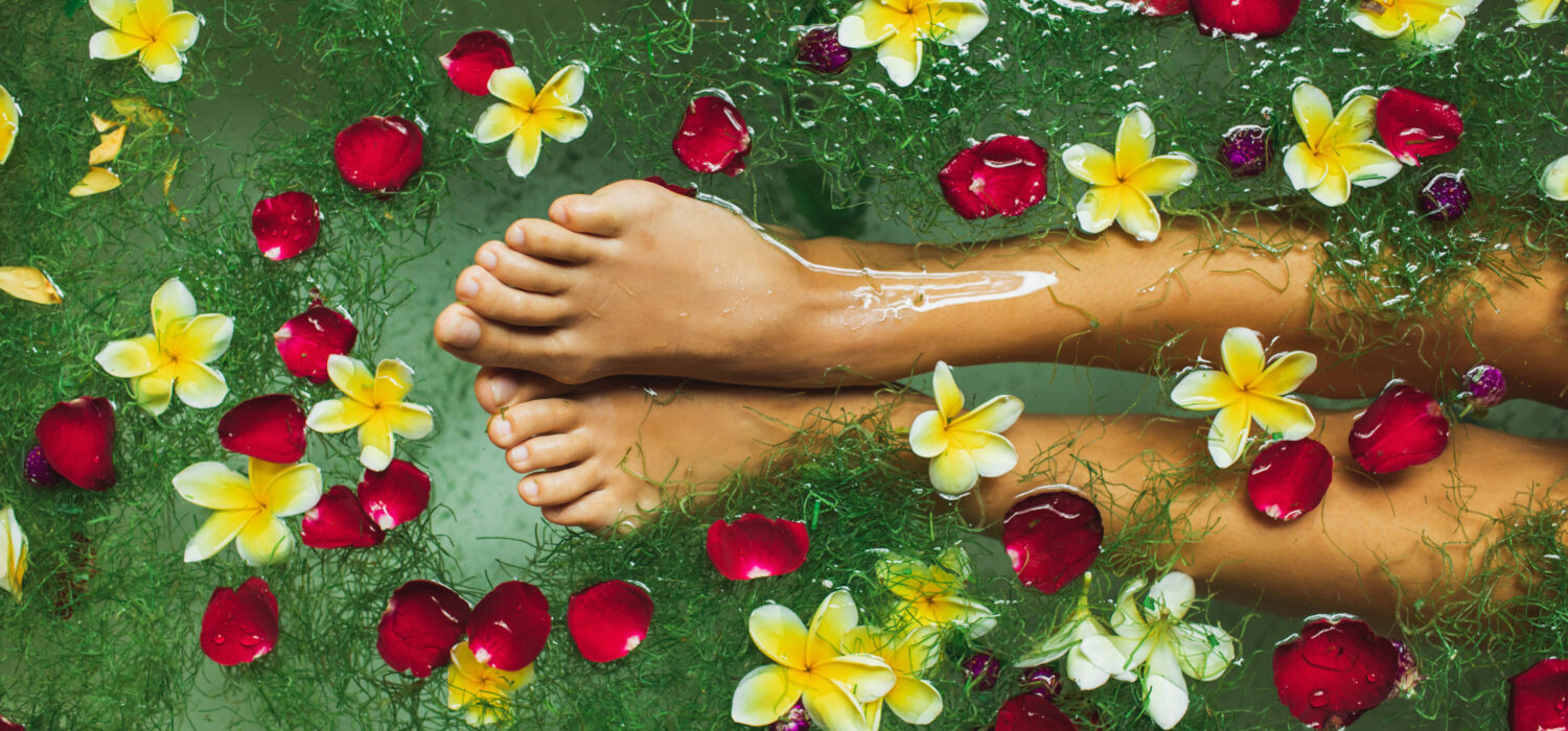 Fresh herbs for spiritual baths