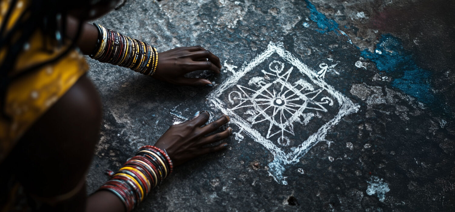 Haitian vodou veves uses