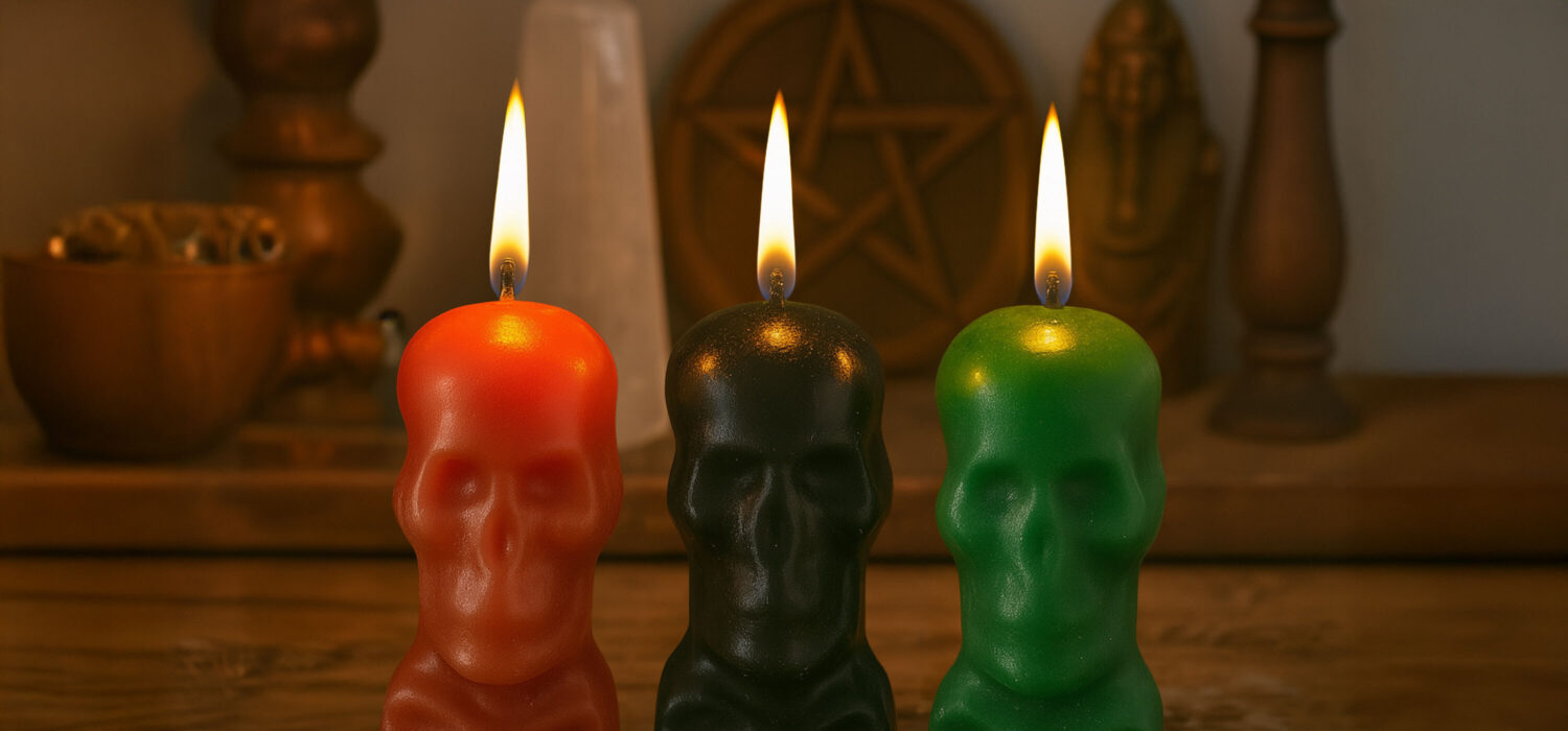 How to use skull candles rituals spells